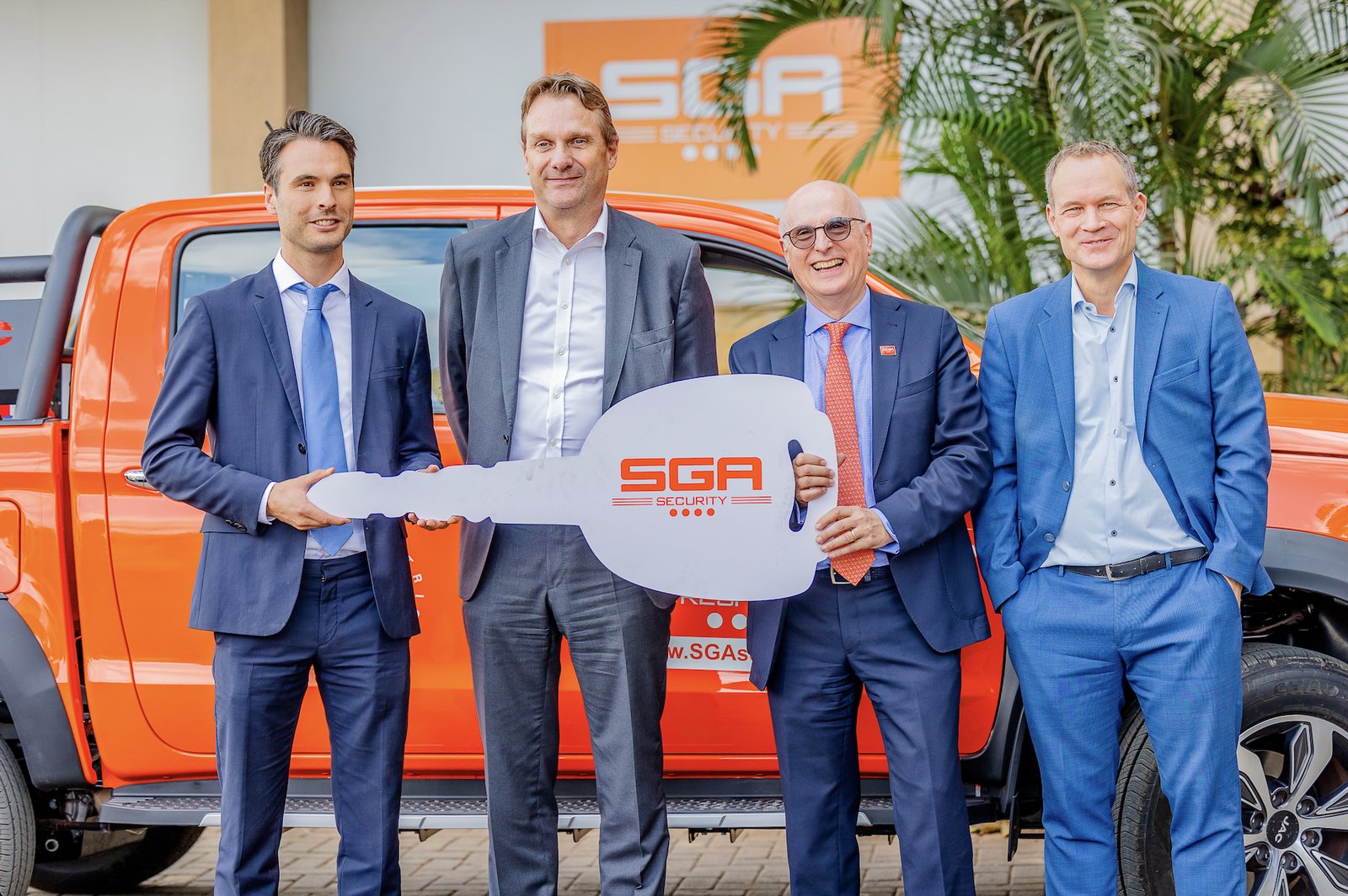 SGA Security and ETA key handover ceremony